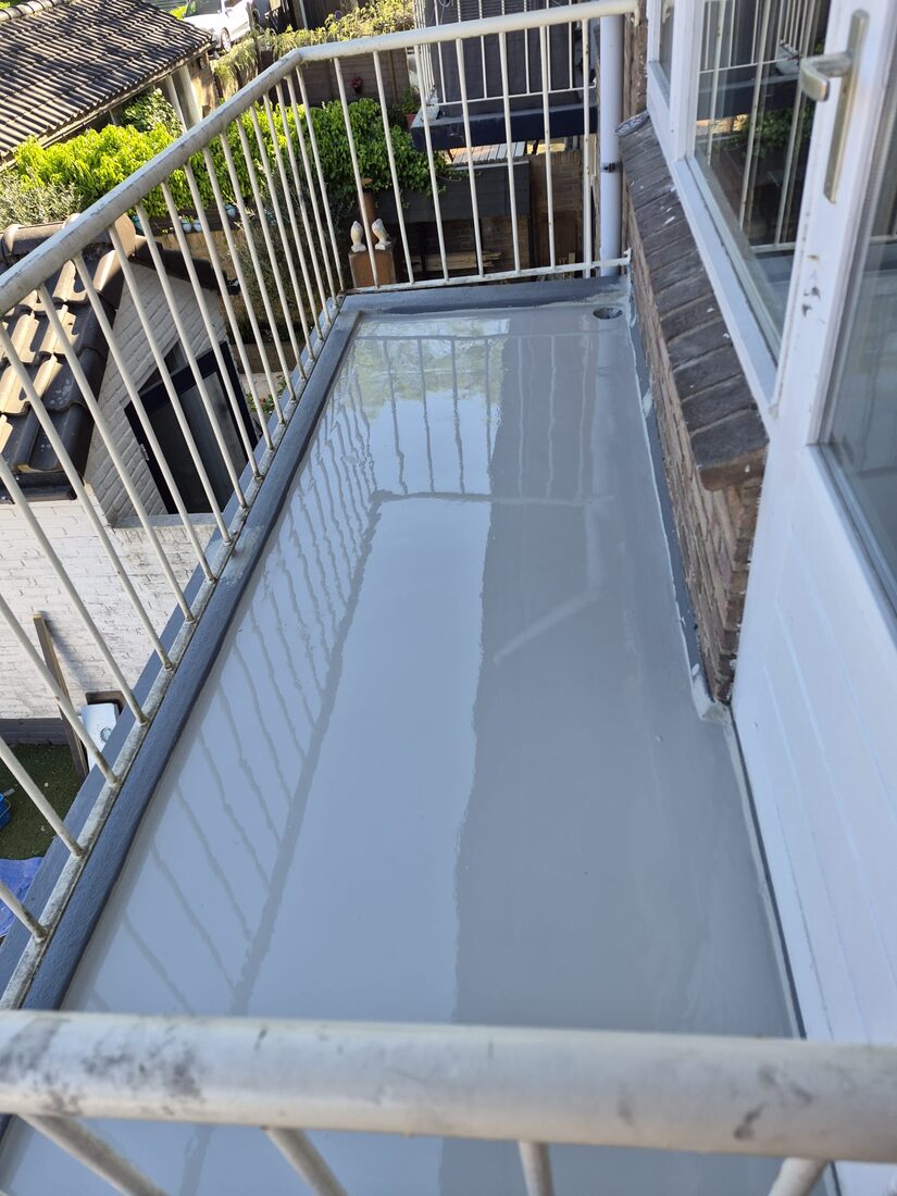 Werk van ART-WER: gerenoveerd balkon in Hilversum (foto van de vakman volgt)